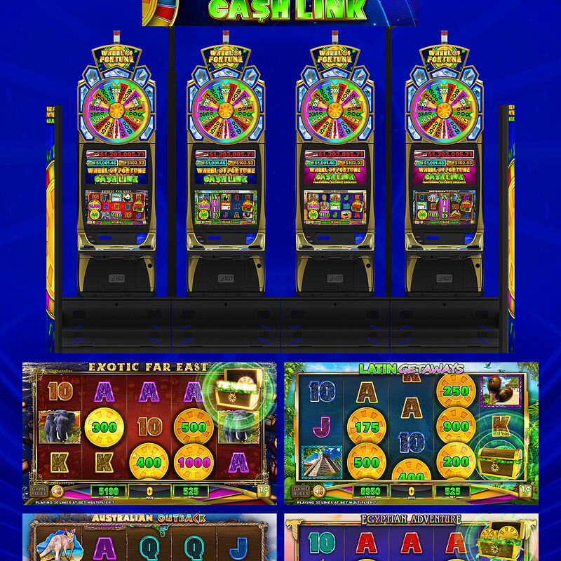 Wheel of Fortune® Cash Link™ Video Slots by IGT