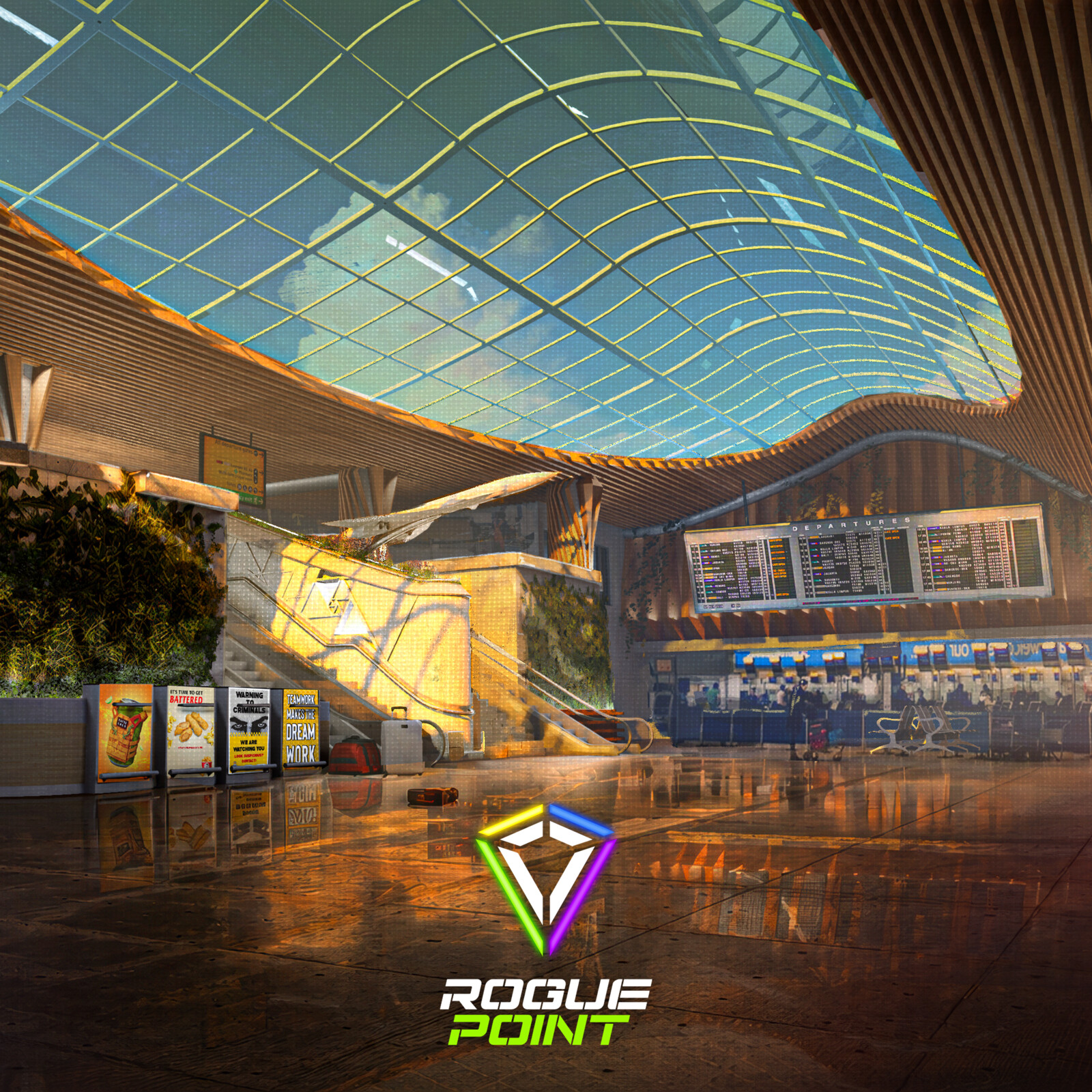 Rogue Point: Airport Lobby
