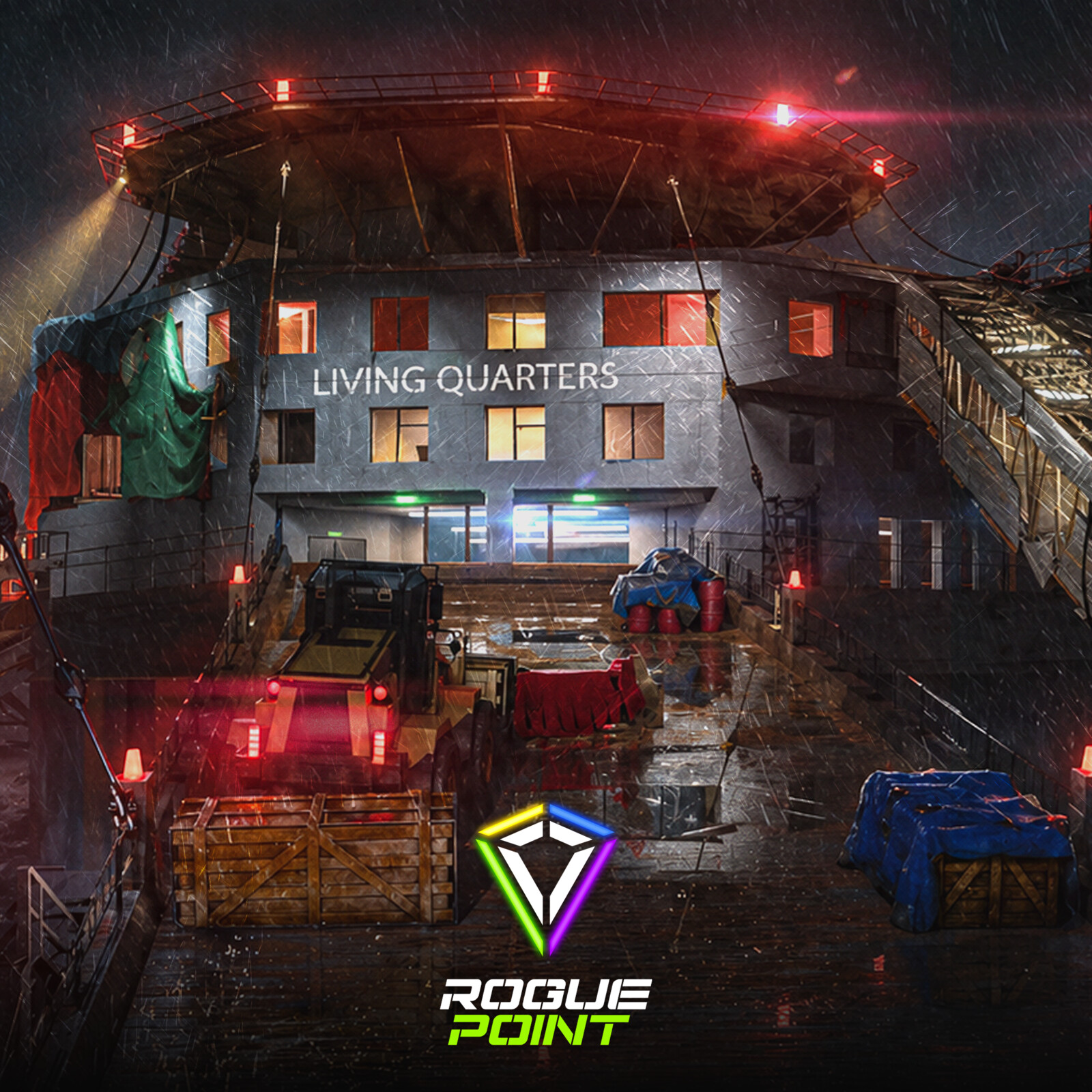 Rogue Point: Oil RIg Living Quarters