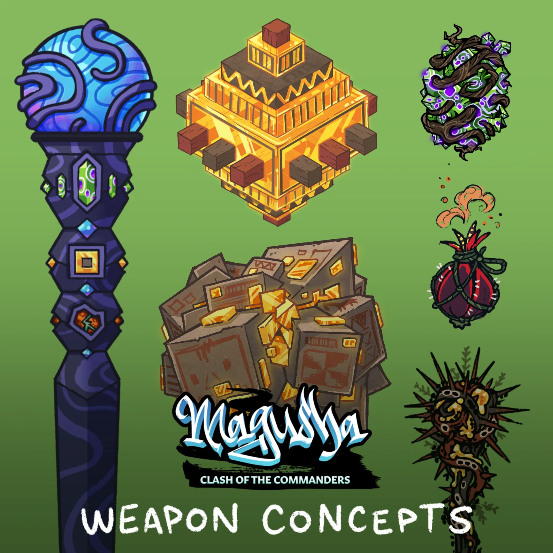 Catherine Epps - Magusha - Weapon Concepts