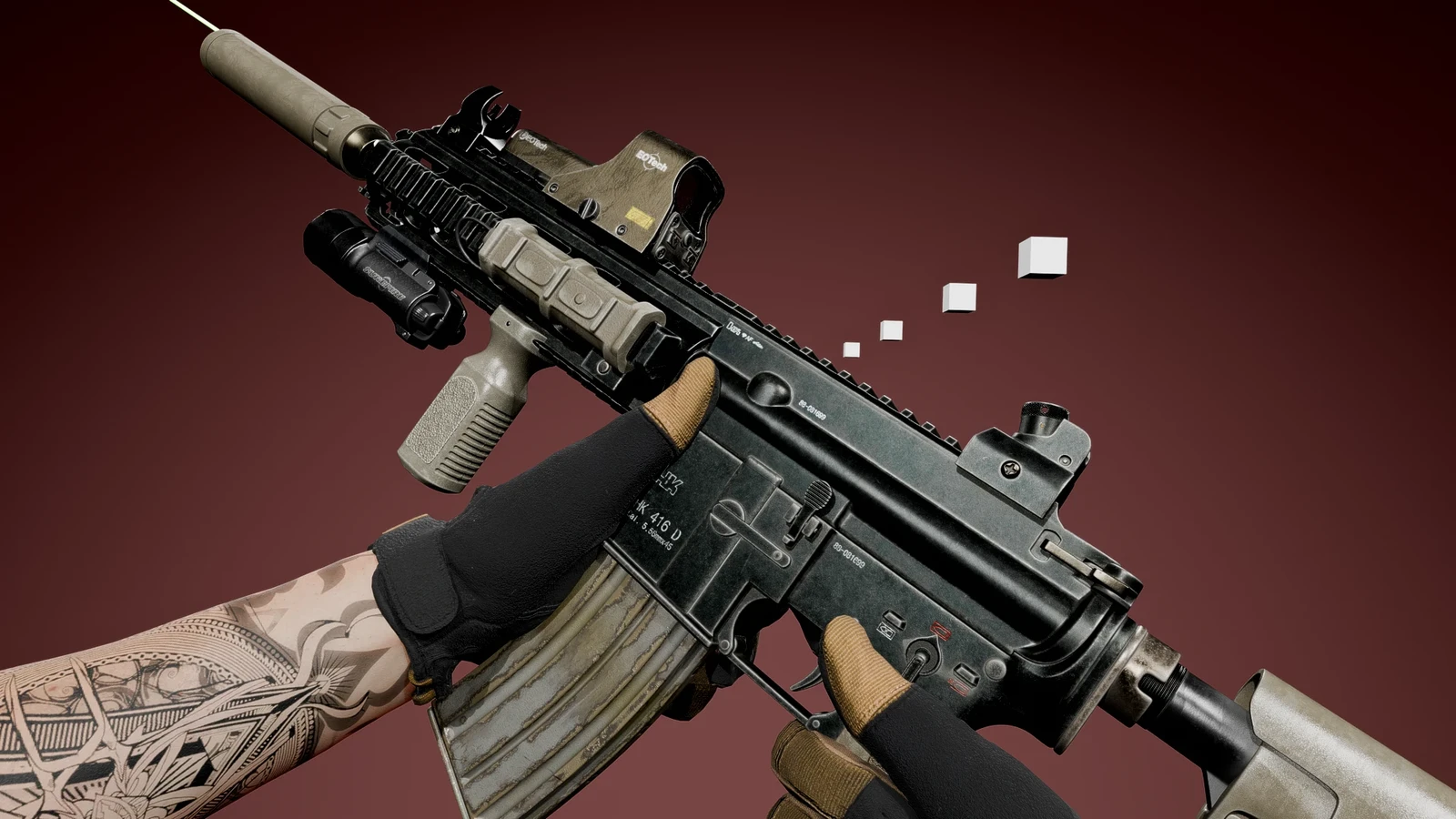 HK416 FPS Animation