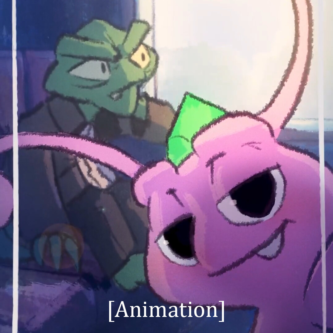 Video in a train (animation)