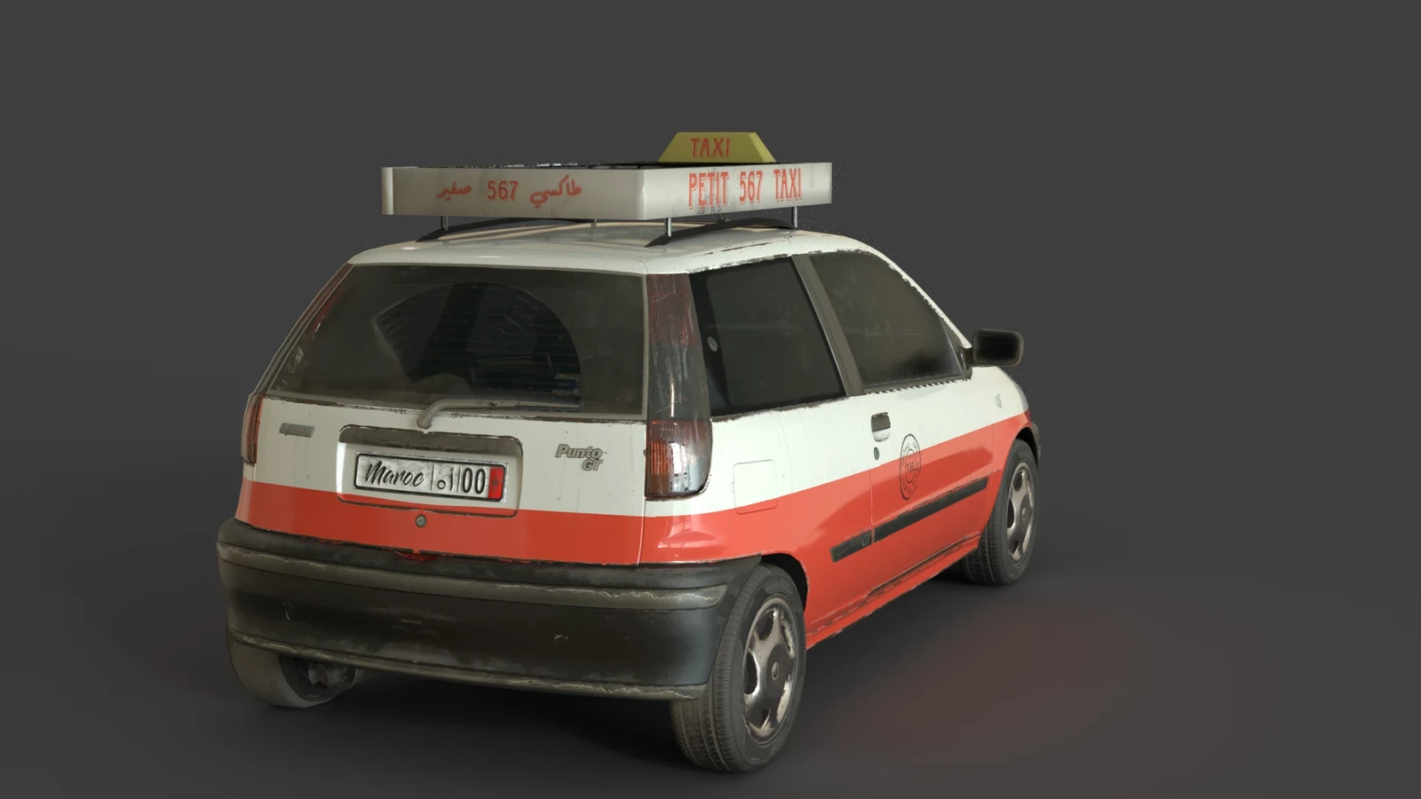 TAXI Morocco Laayoune 1995-FIAT-PUNTO