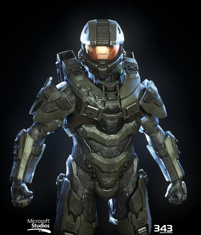 Halo Master Chief Armor 3d Model