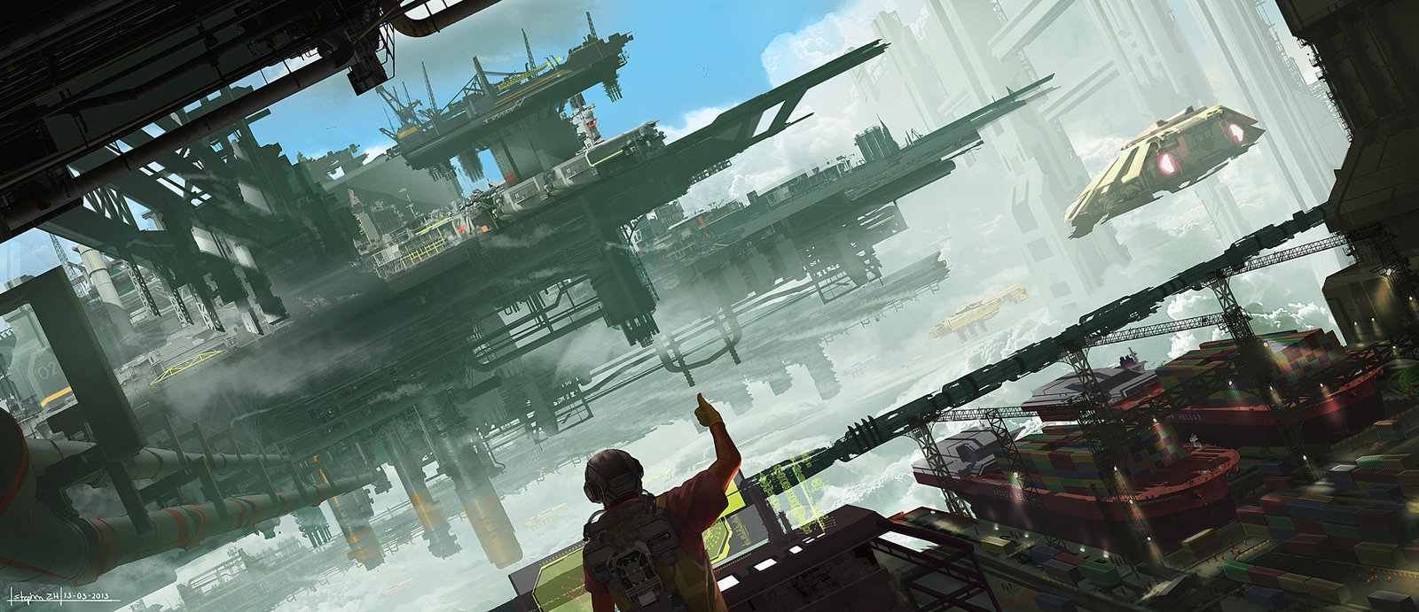 Artstation Cloud Age Symphony Stephen Zavala