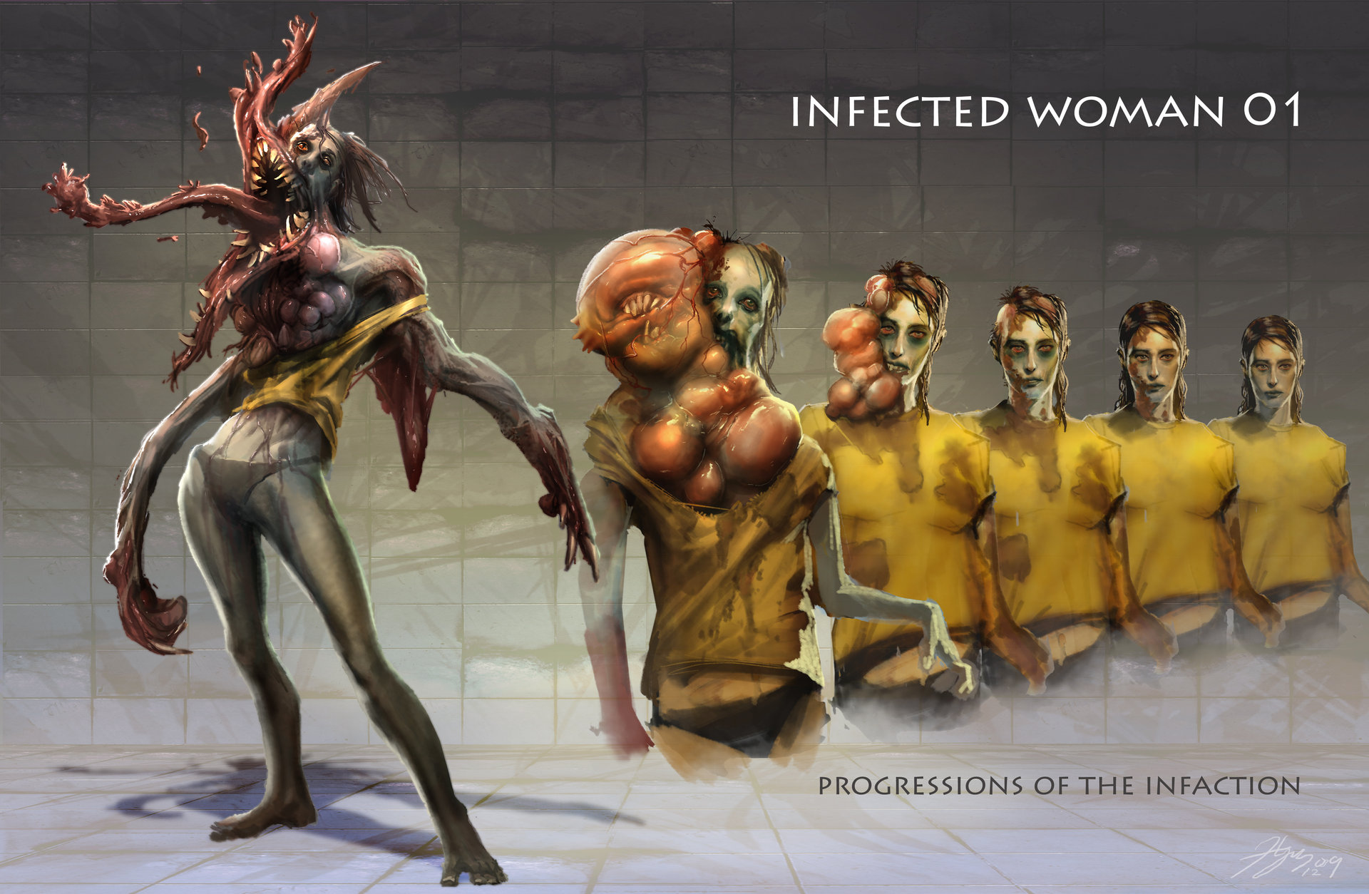 Artstation The Beginning Of Infected The Last Of Us Hyoung Nam