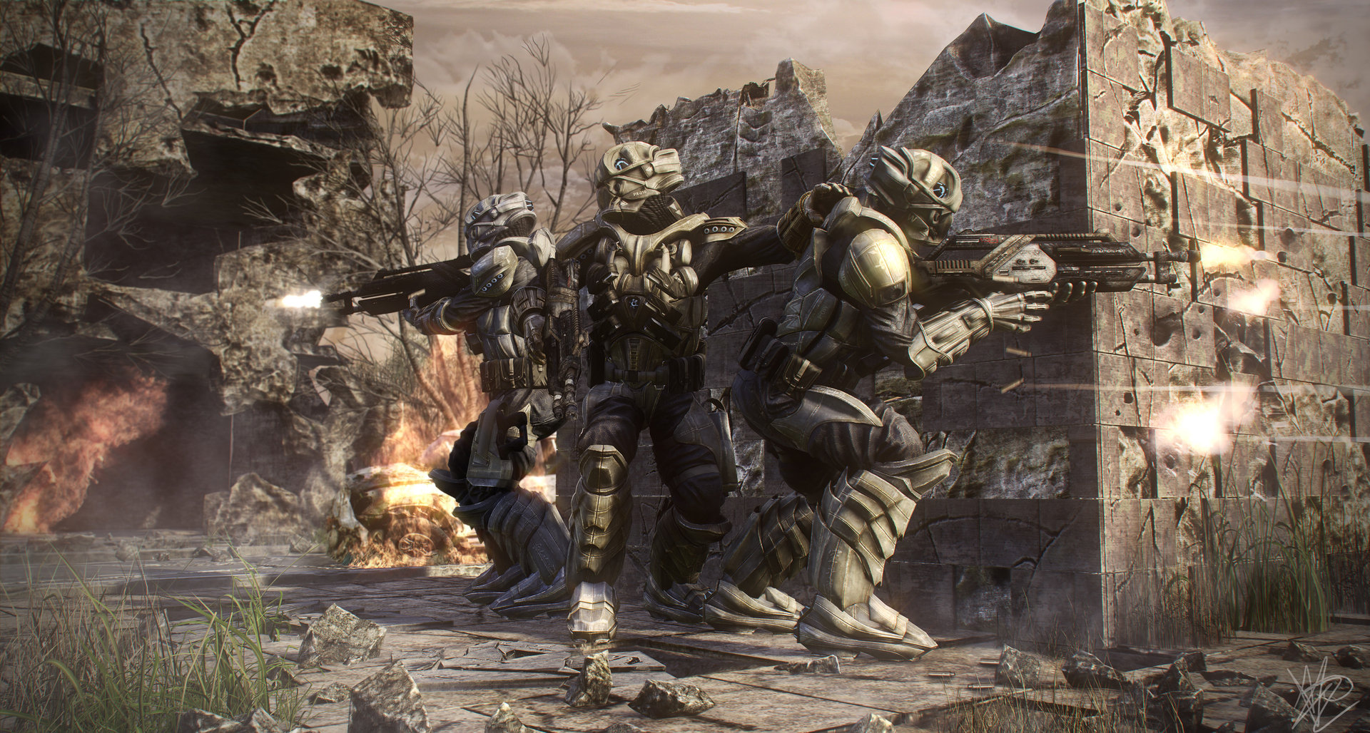 Artstation Video Game Character Sci Fi Soldier Antonio Figueiredo