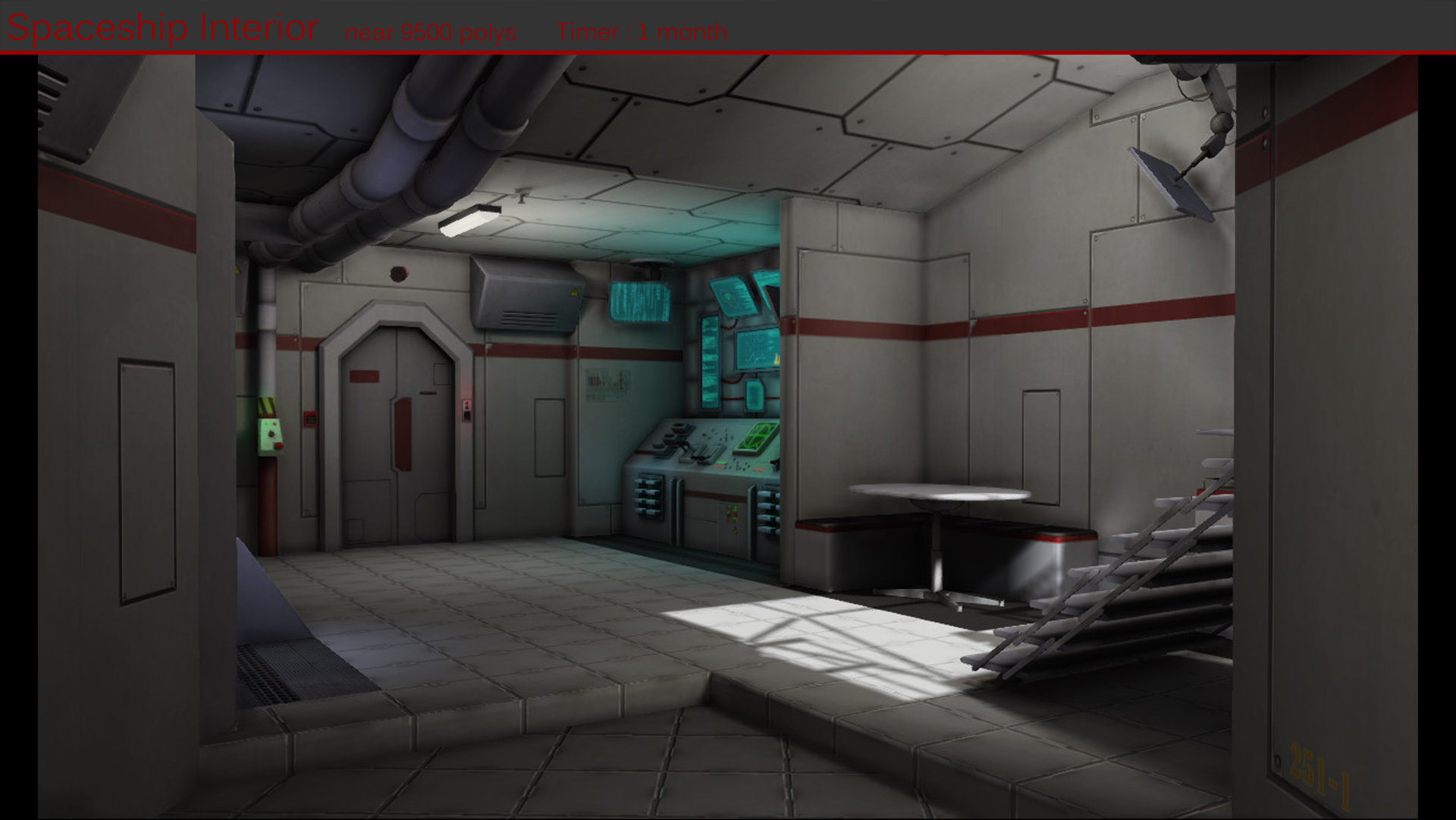 ArtStation - Spaceship Interior 03