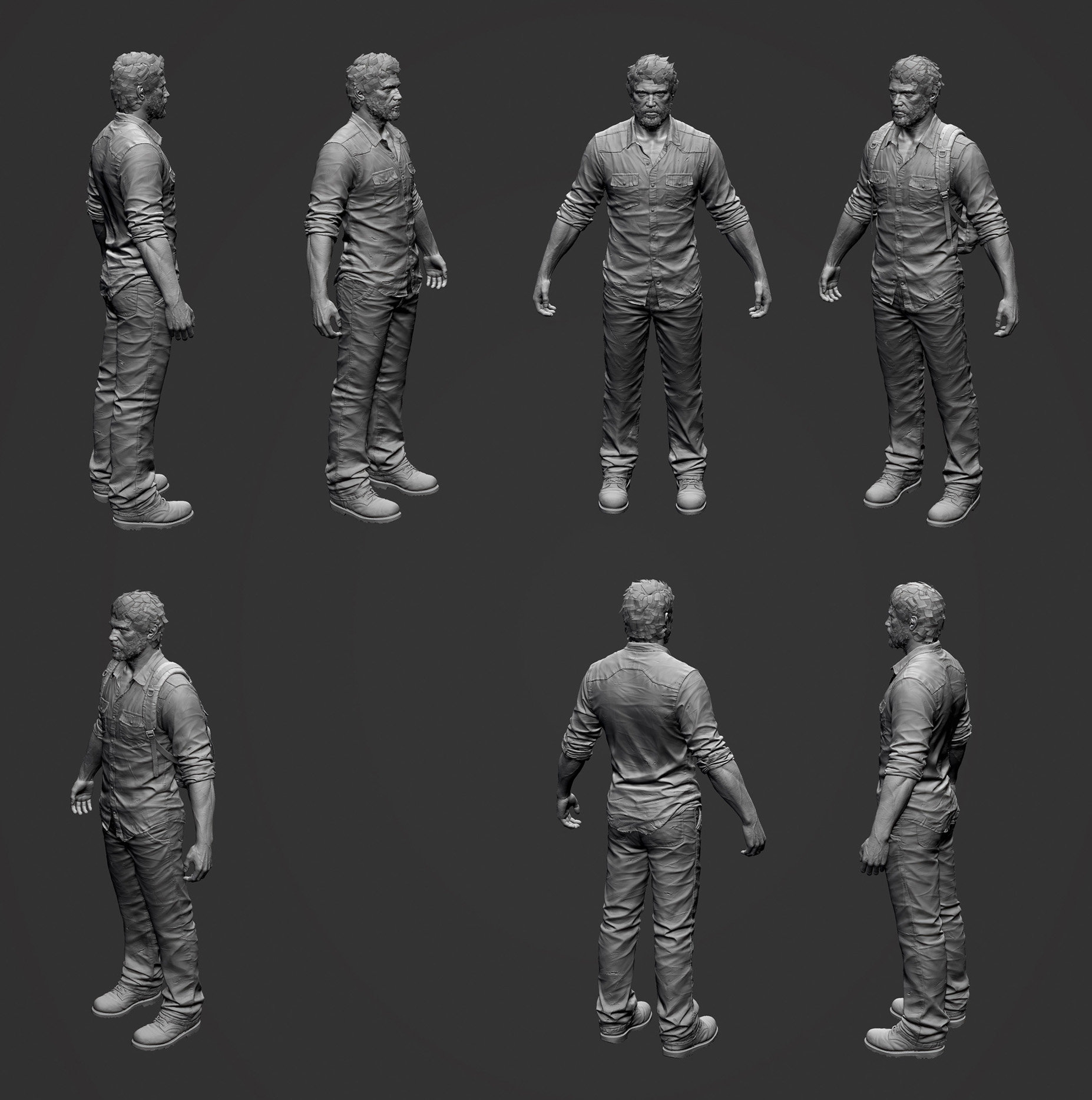 Artstation Last Of Us Sculpts Michael Knowland