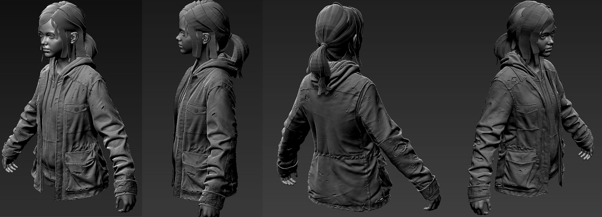 Artstation Last Of Us Sculpts Michael Knowland