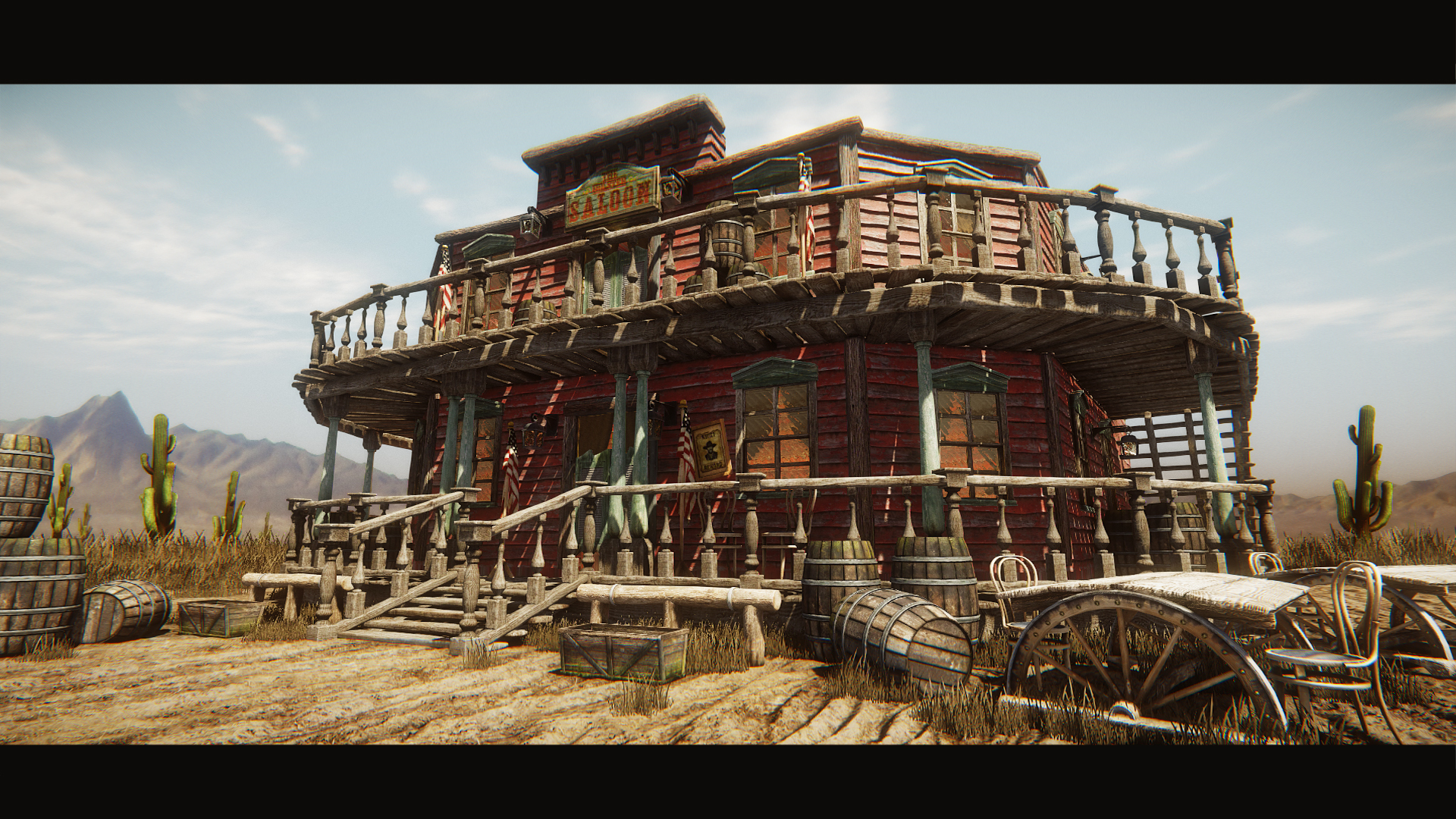 ArtStation - Saloon One, Floyd Billingy