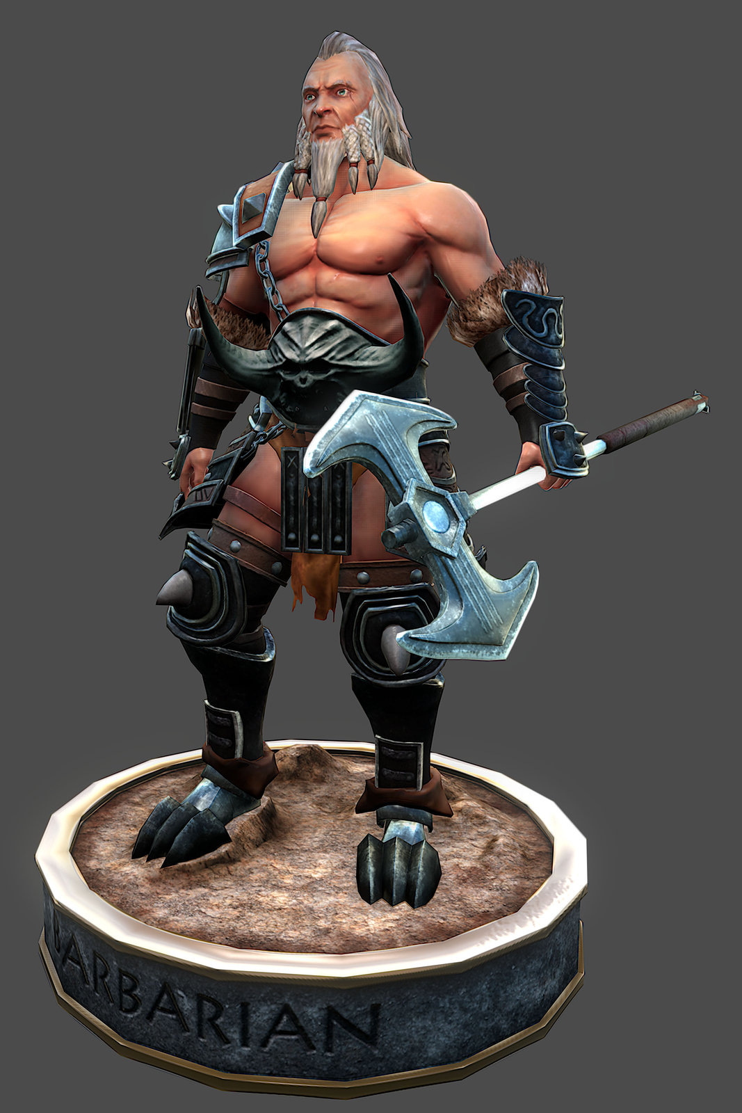 Zhi Hao Hong Diablo 3 Barbarian Fan Art