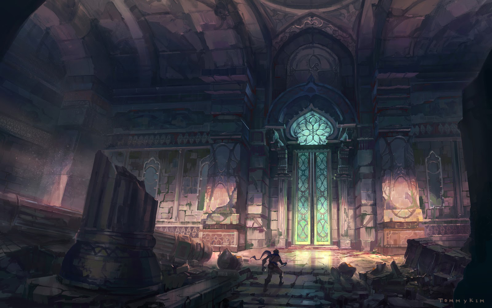 Artstation Djinn S Temple Entrance Tommy Kim