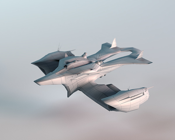 spaceship model
