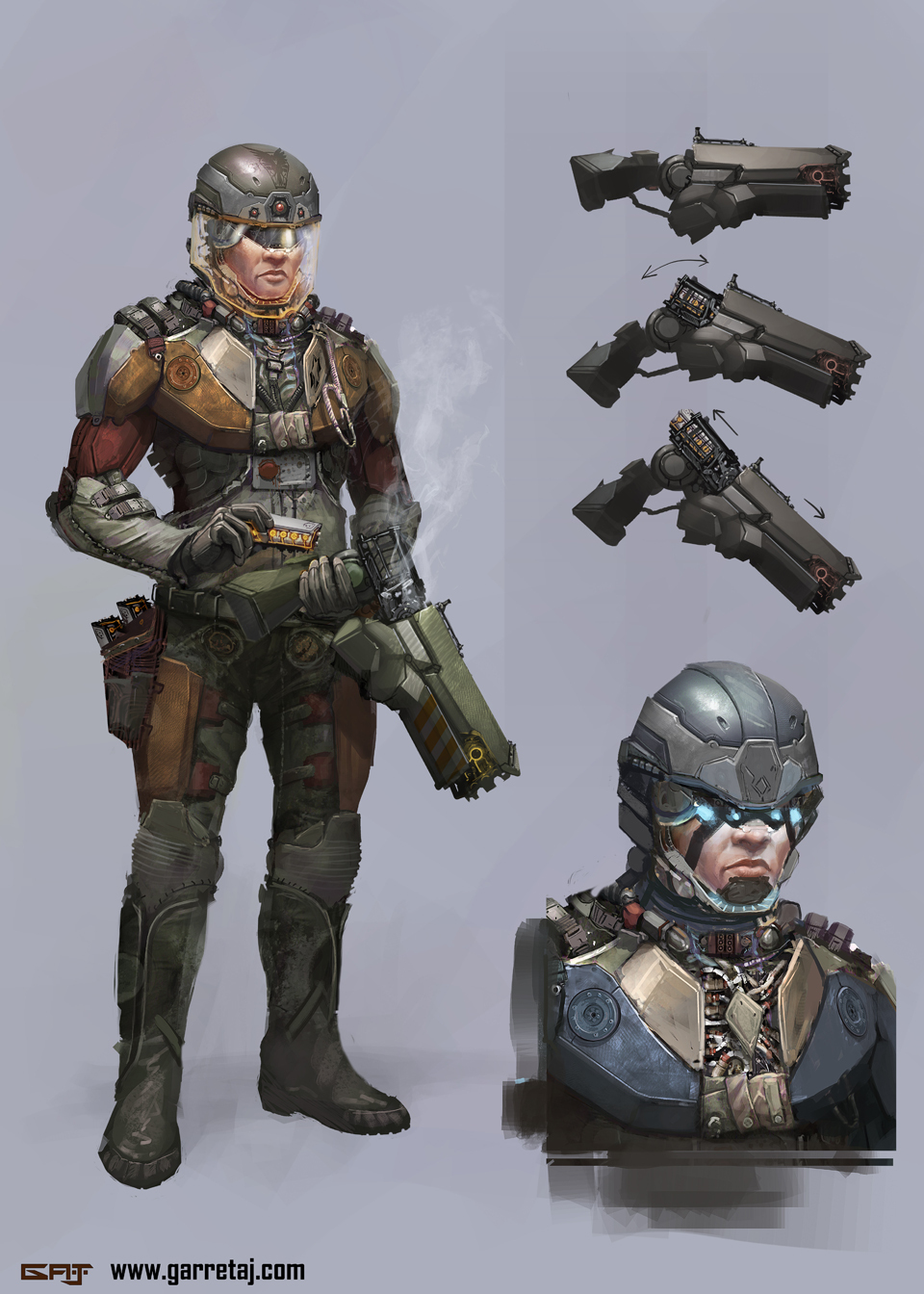 sci fi military armor