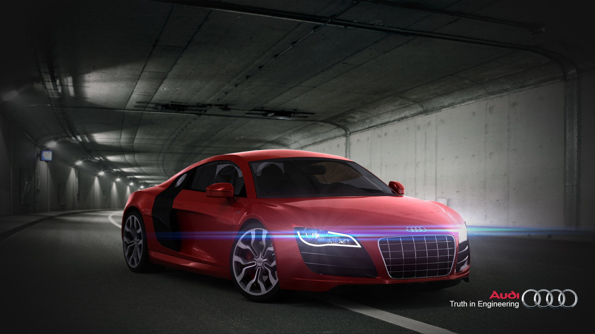 ArtStation - Audi R8 V10 Promotional Image