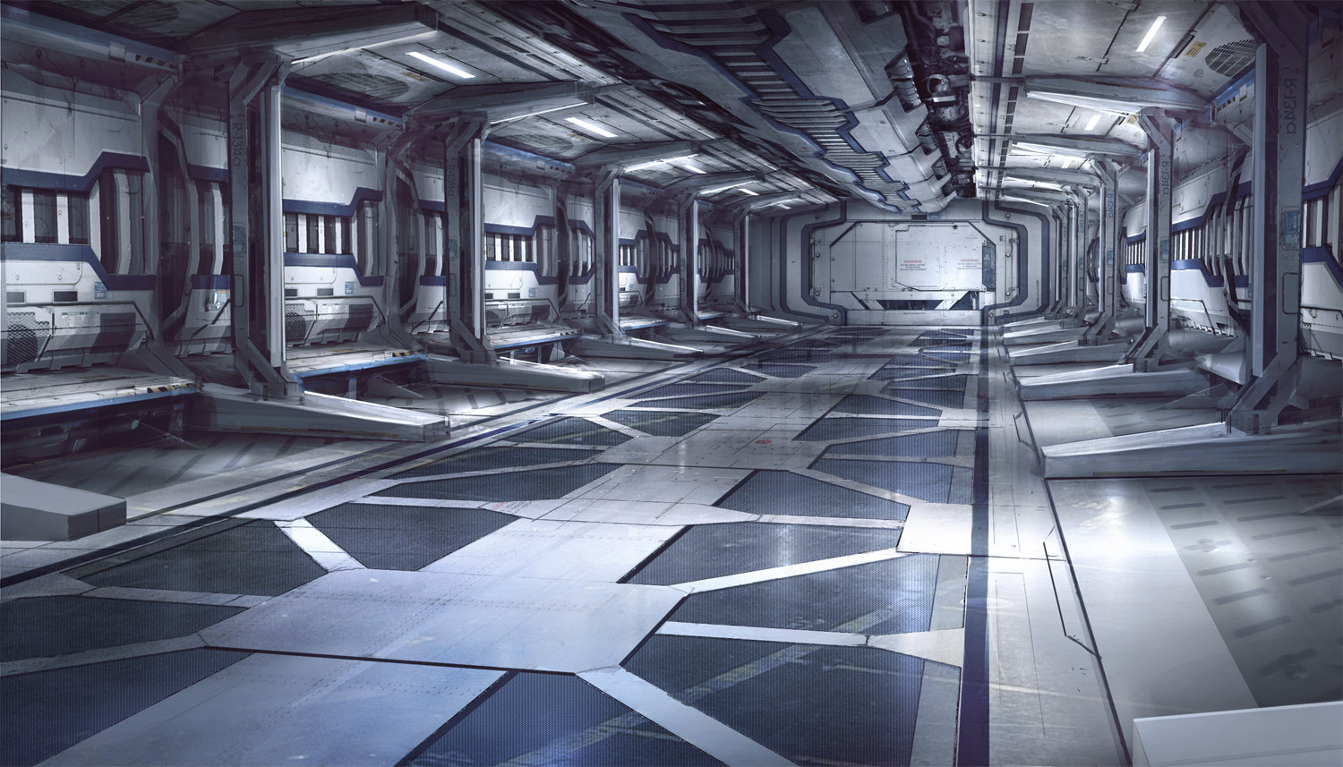 ArtStation - Sci Fi corridor