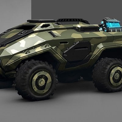 Army vehicle concept art 002