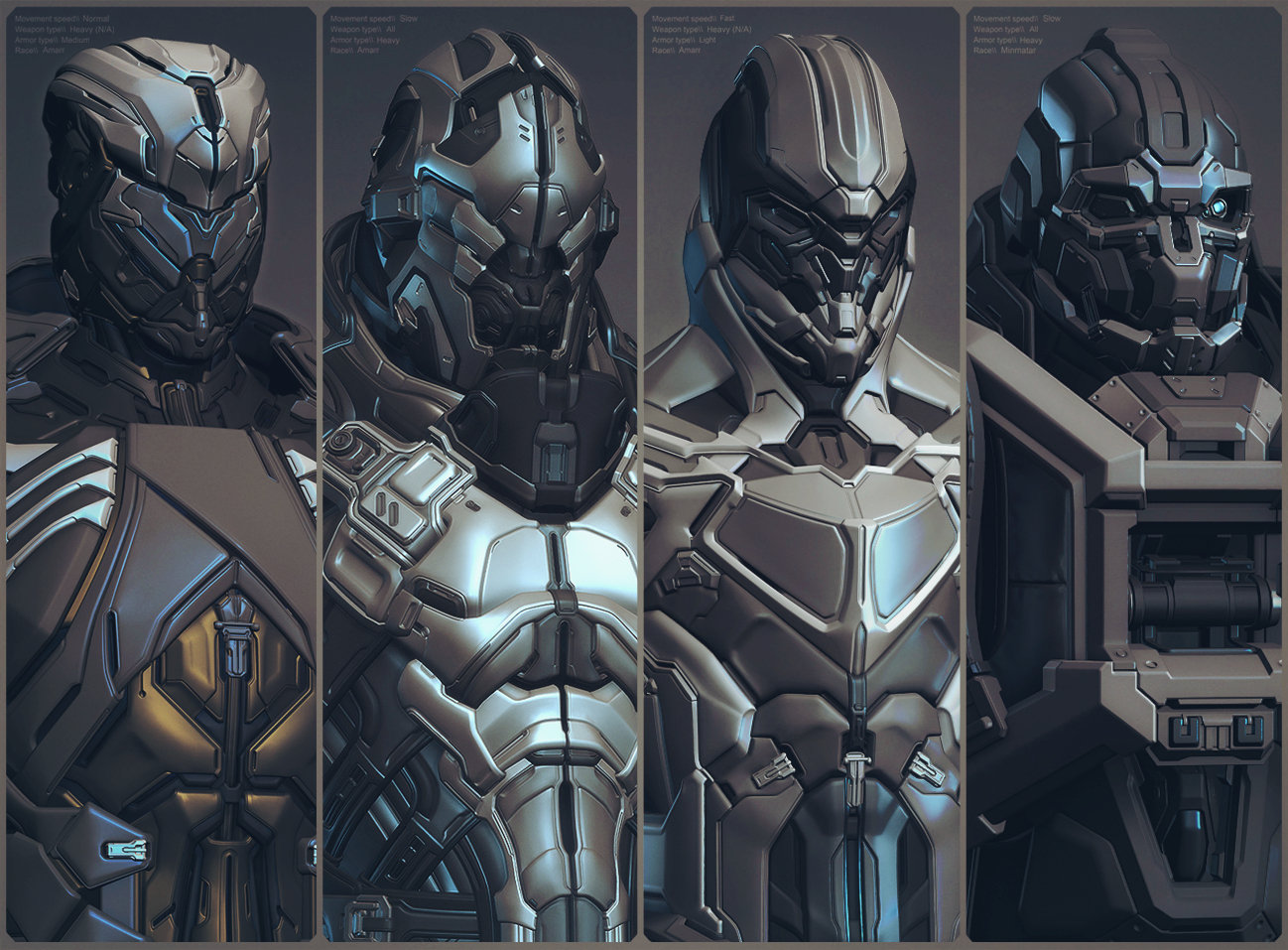 Artstation Dust 514 Character Tony Work