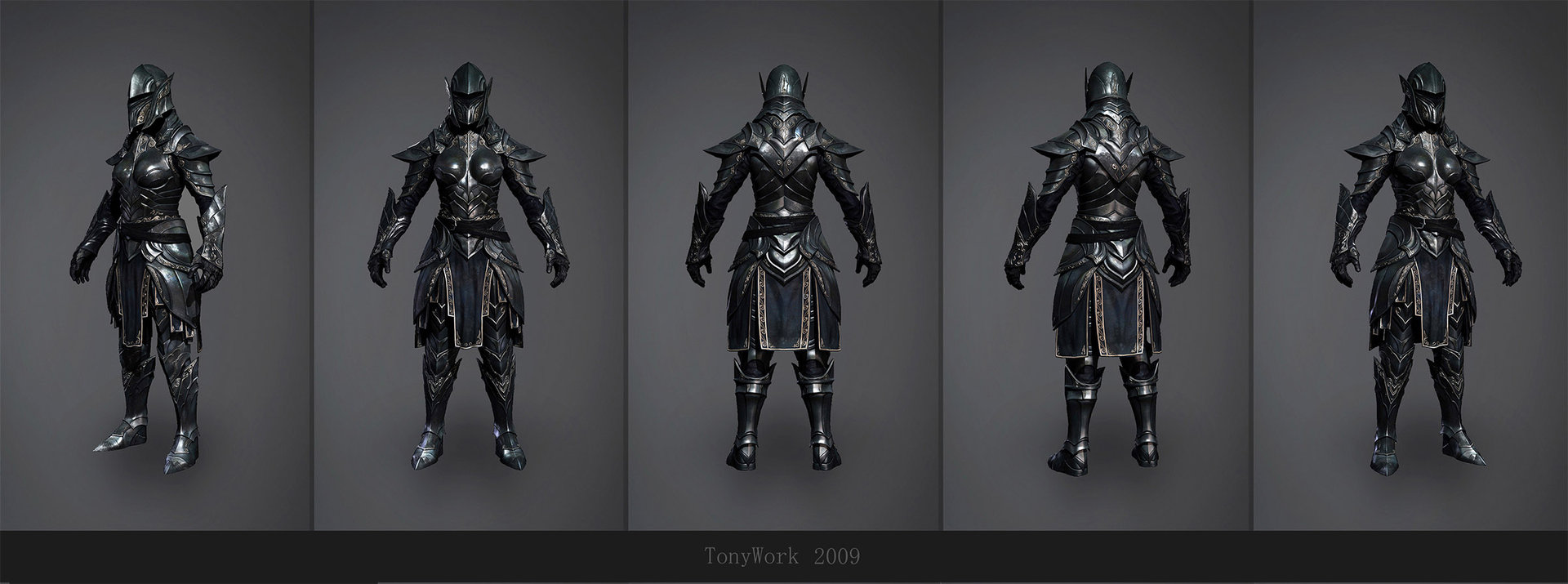 ArtStation - 《The Elder Scrolls V SKYRIM》 Armor, TONY WORK