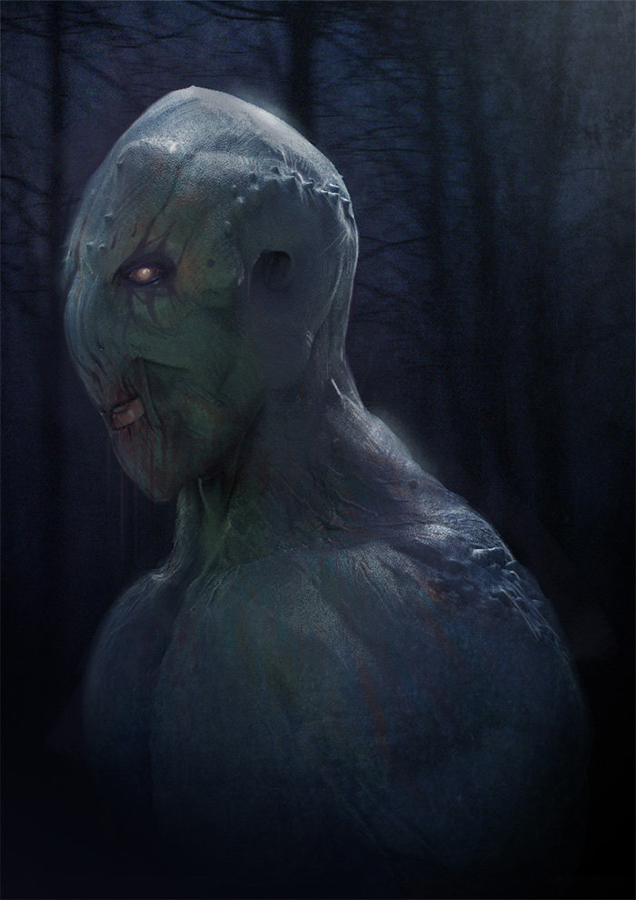 blue humanoid
