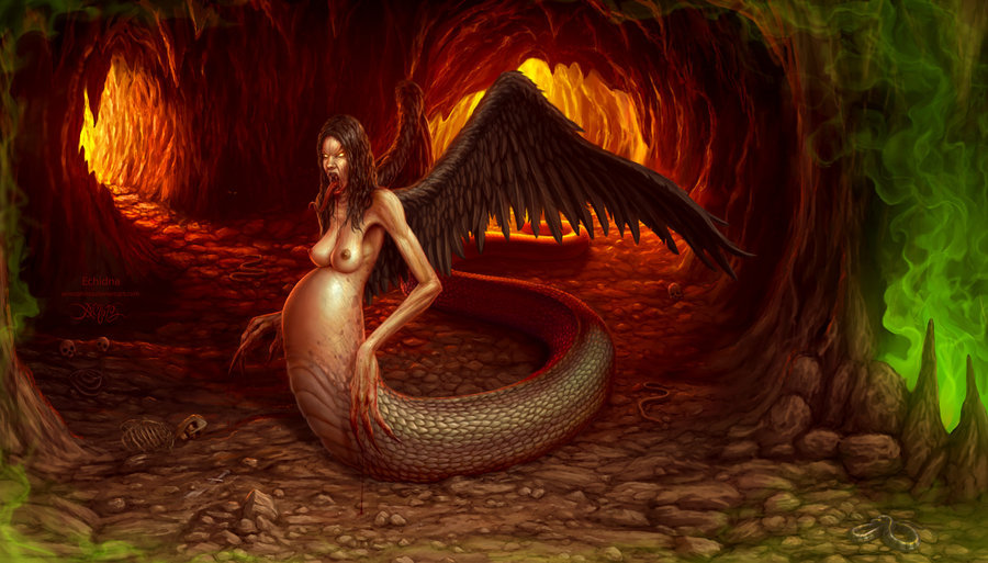 Artstation Echidna Christos Karapanos Today's wonder of the day was inspired by connor. artstation echidna christos karapanos