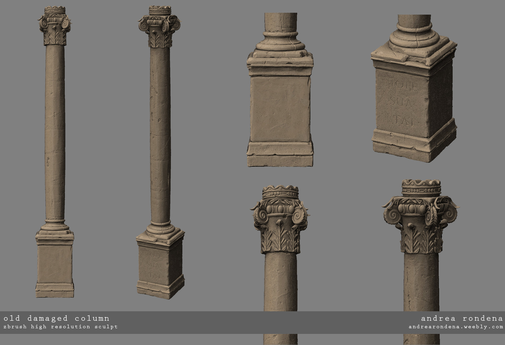 making a column in zbrush