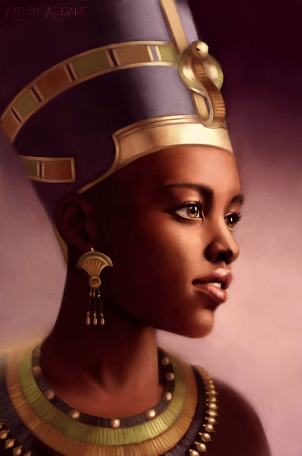 Nefertiti, Queen of Egypt.