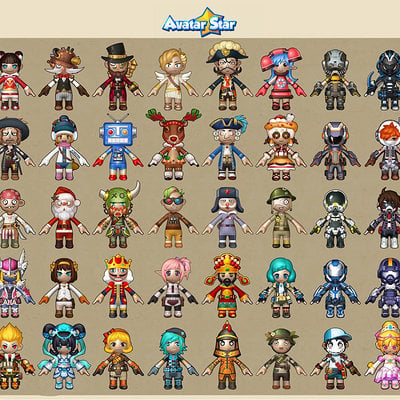 Avatarstar character list