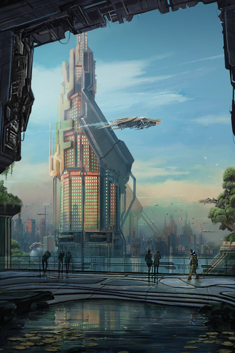 Футуристический вид. Киберпанк экопанк. Хрустальный дворец киберпанк. Sci Fi город киберпанк. Sci Fi город футуризм.