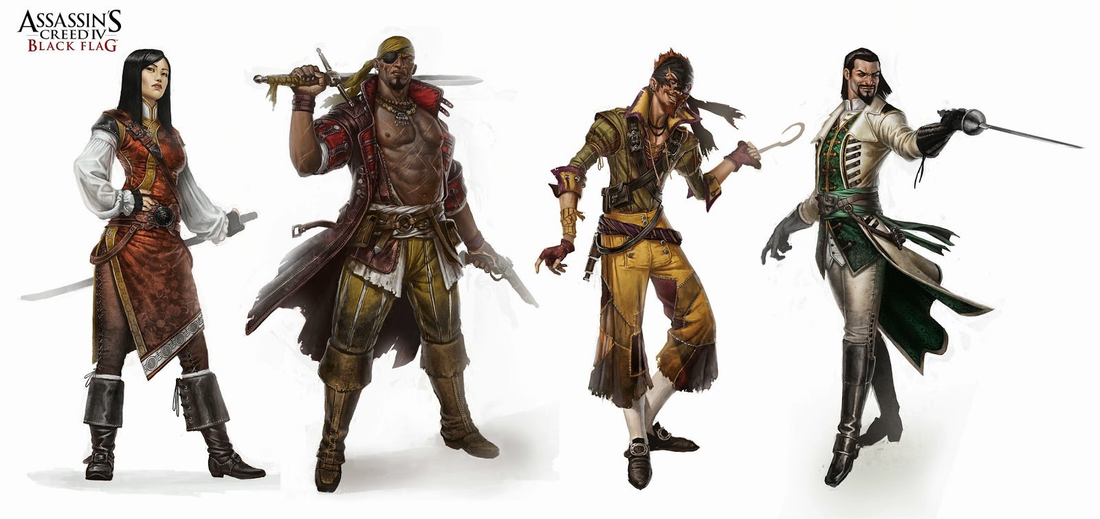 ArtStation Assassin's Creed Golden Age Character design