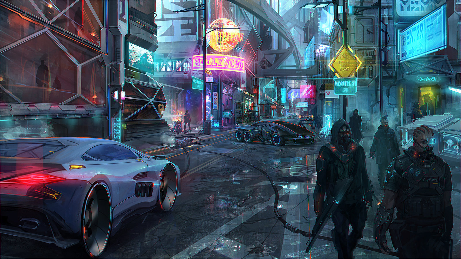 Is there a name specifically for 80s-style cyberpunk ...