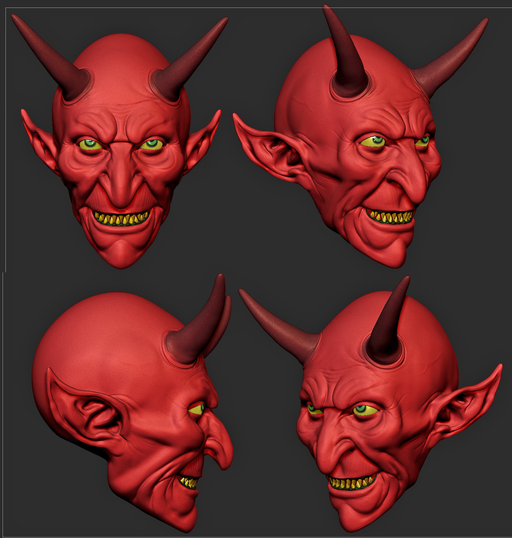 ArtStation Devil's face