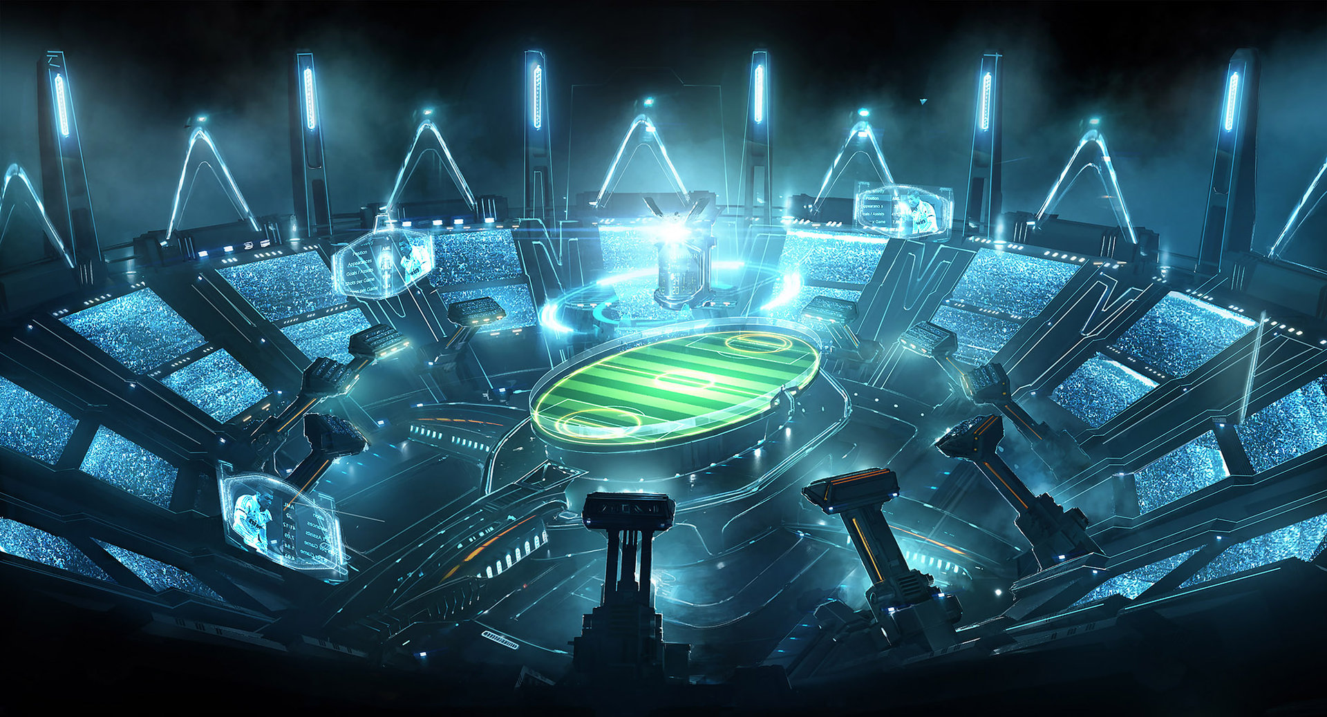 ArtStation Galaxy 11 concept for World Cup campaign