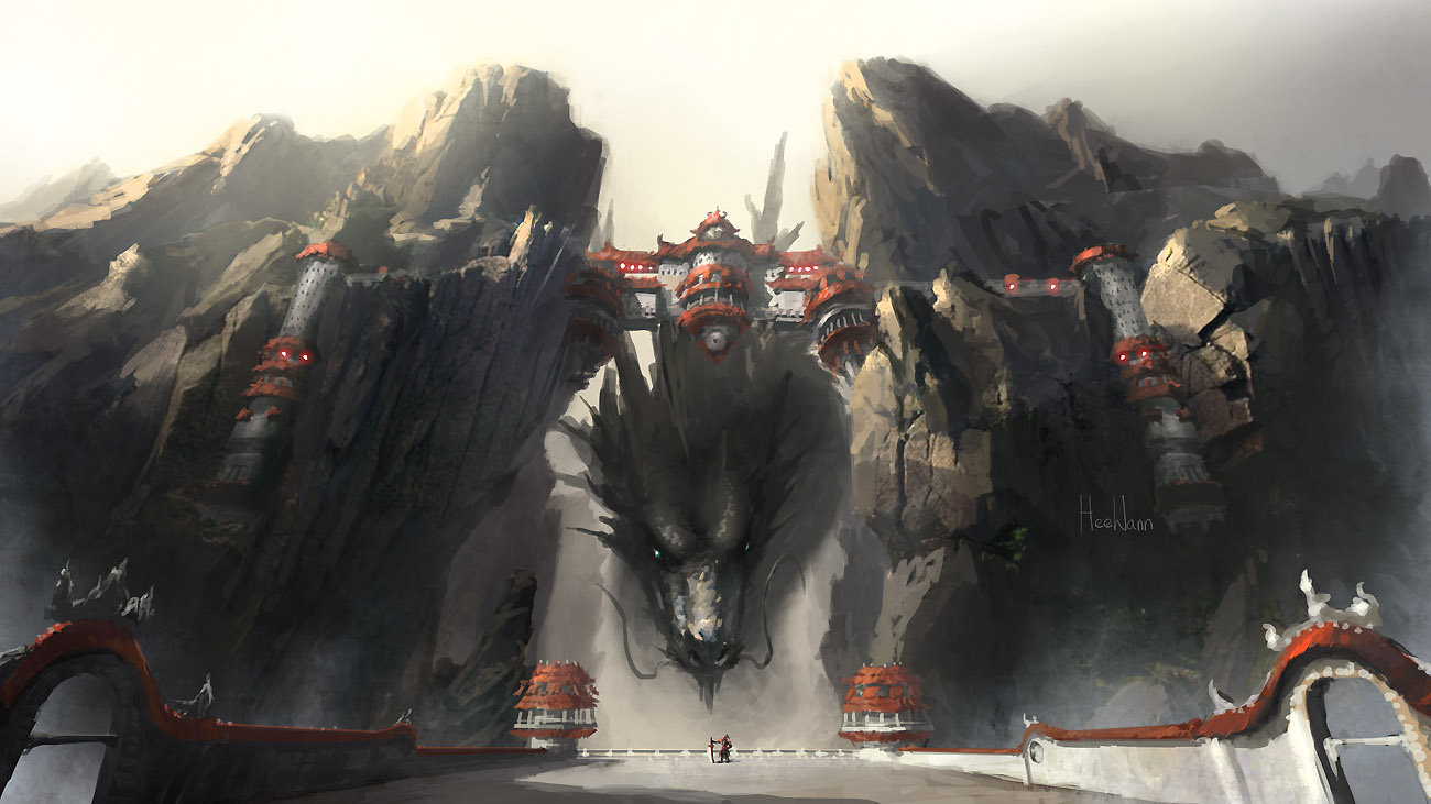 ArtStation Dragon's Gate, HeeWann Kim