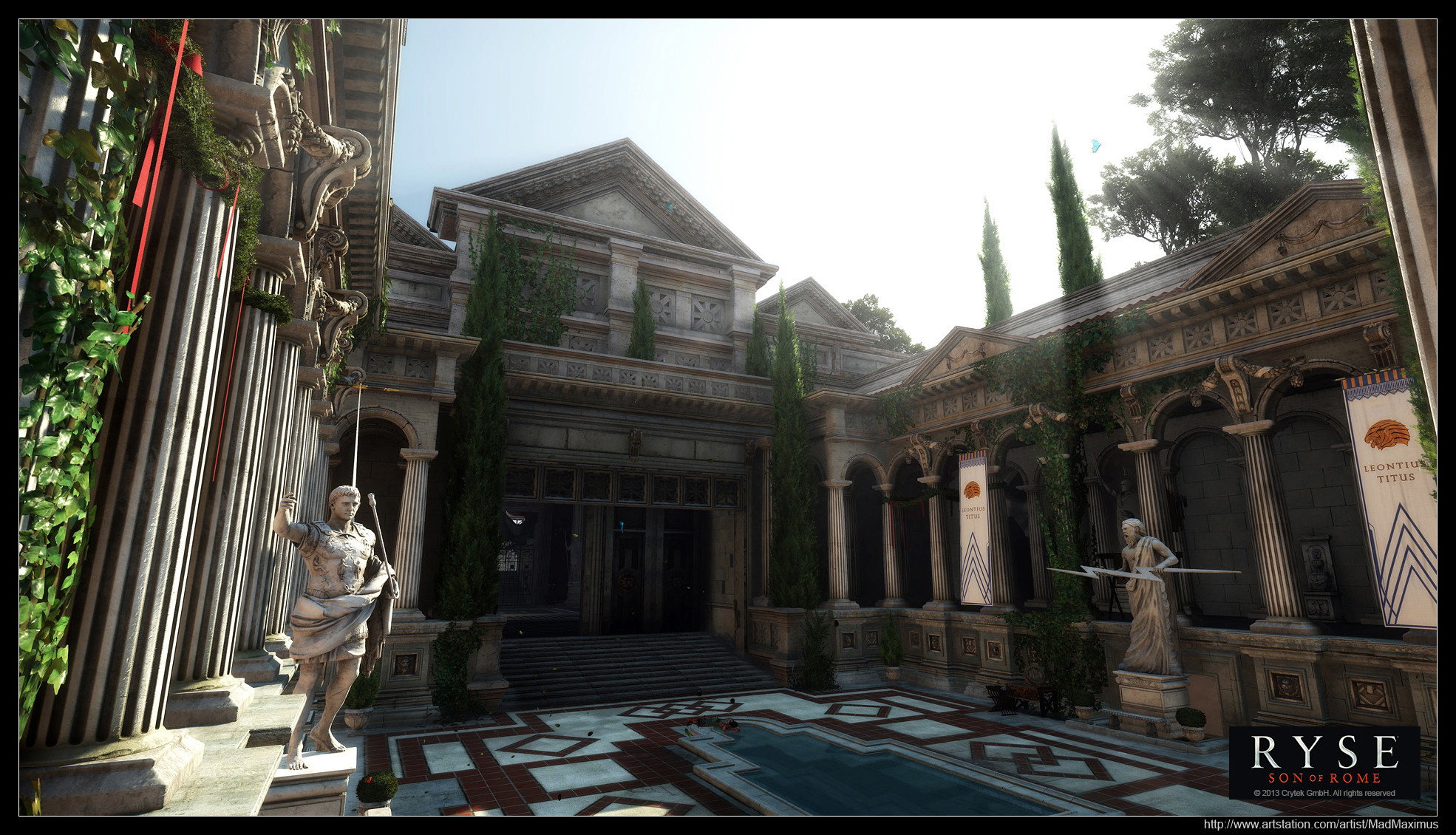 Artstation Ryse Son Of Rome Ingame Screenshot 03 Old Screenshots Finn Meinert Matthiesen