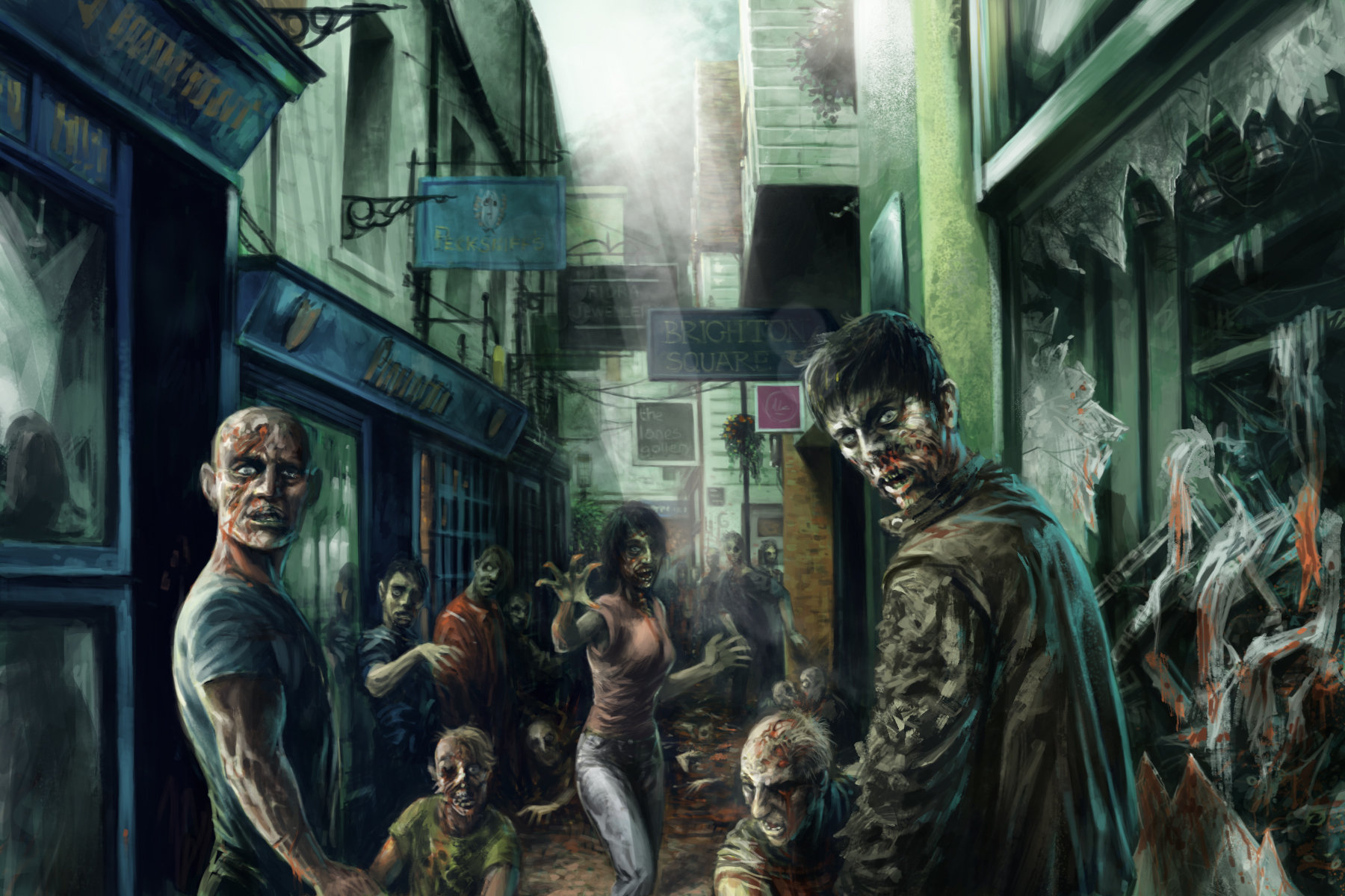 Brighton Apocalypse - zombies.