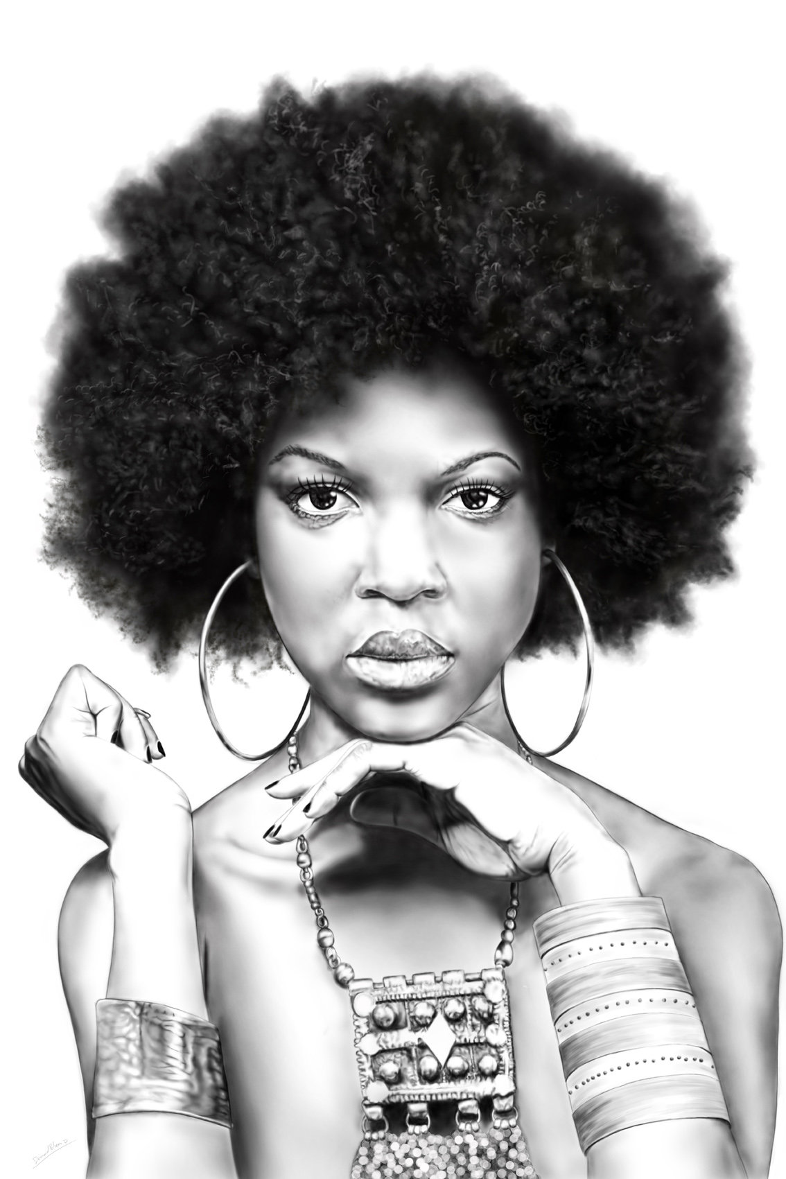 ArtStation - Afro Goddess