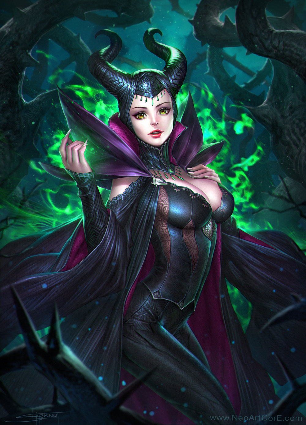 My Maleficent Fanart Hope you like her!! 