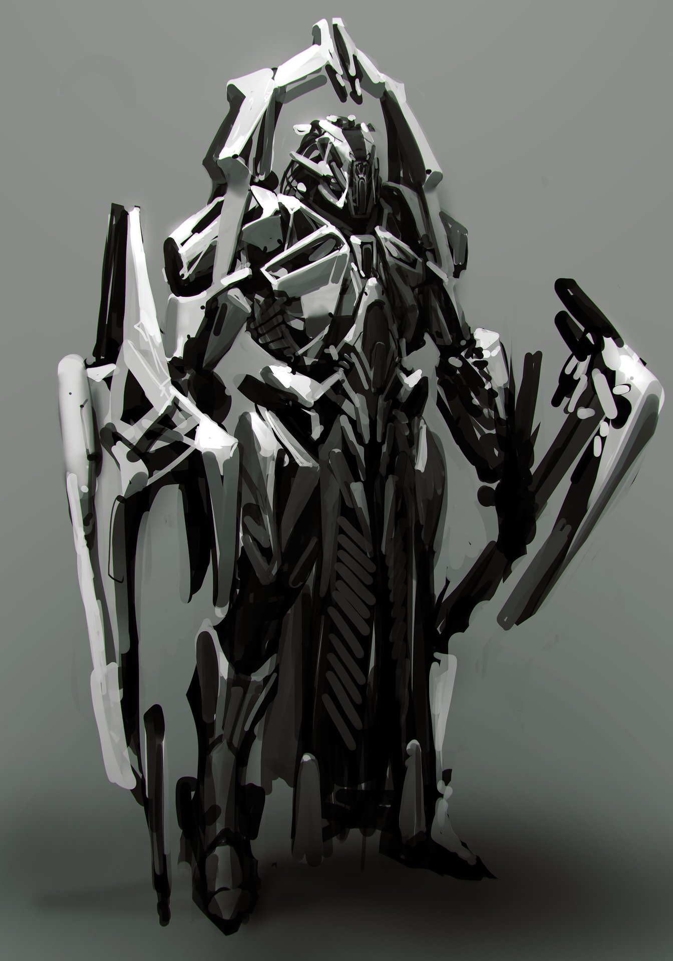 war armor robot JJ126, ArtStation  Anthony Jones war armor robot JJ126, ArtStation  Anthony Jones