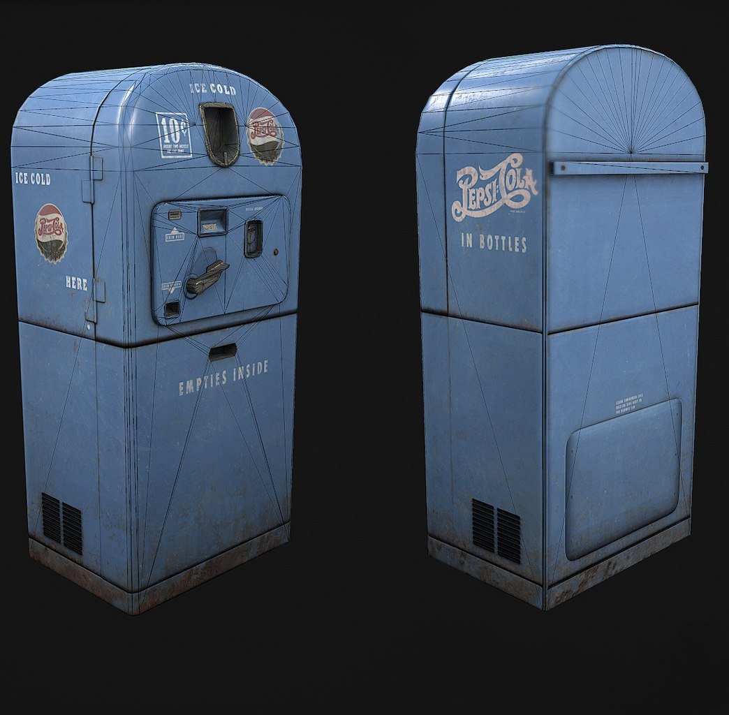 Vintage online pepsi machine