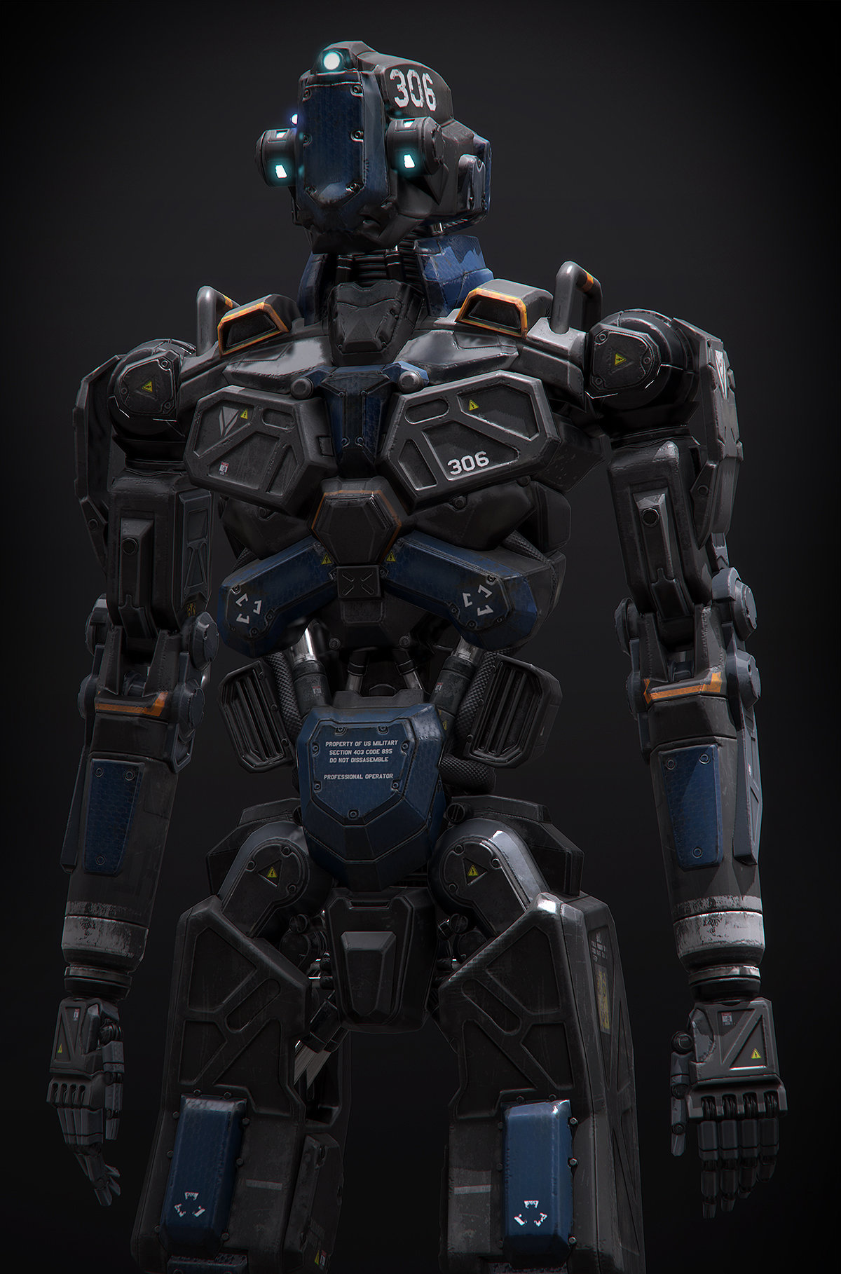 Artstation Humanoid Robot Project Alan Van Ryzin