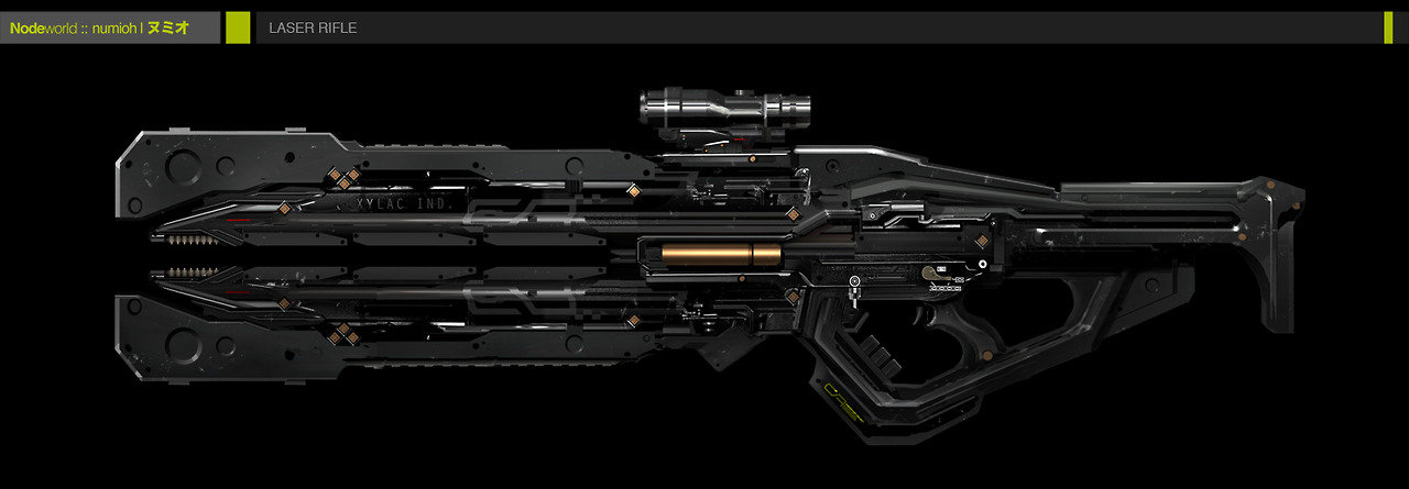 NODE WORLD : LASER RIFLE