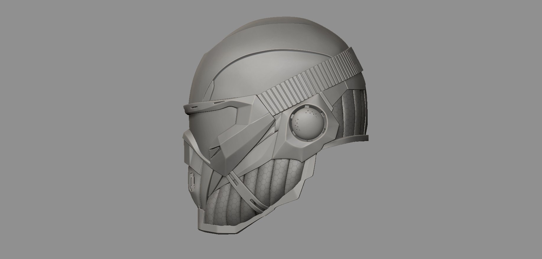 Artstation Nanosuit Helmet S Galymzhan Ashimbayev