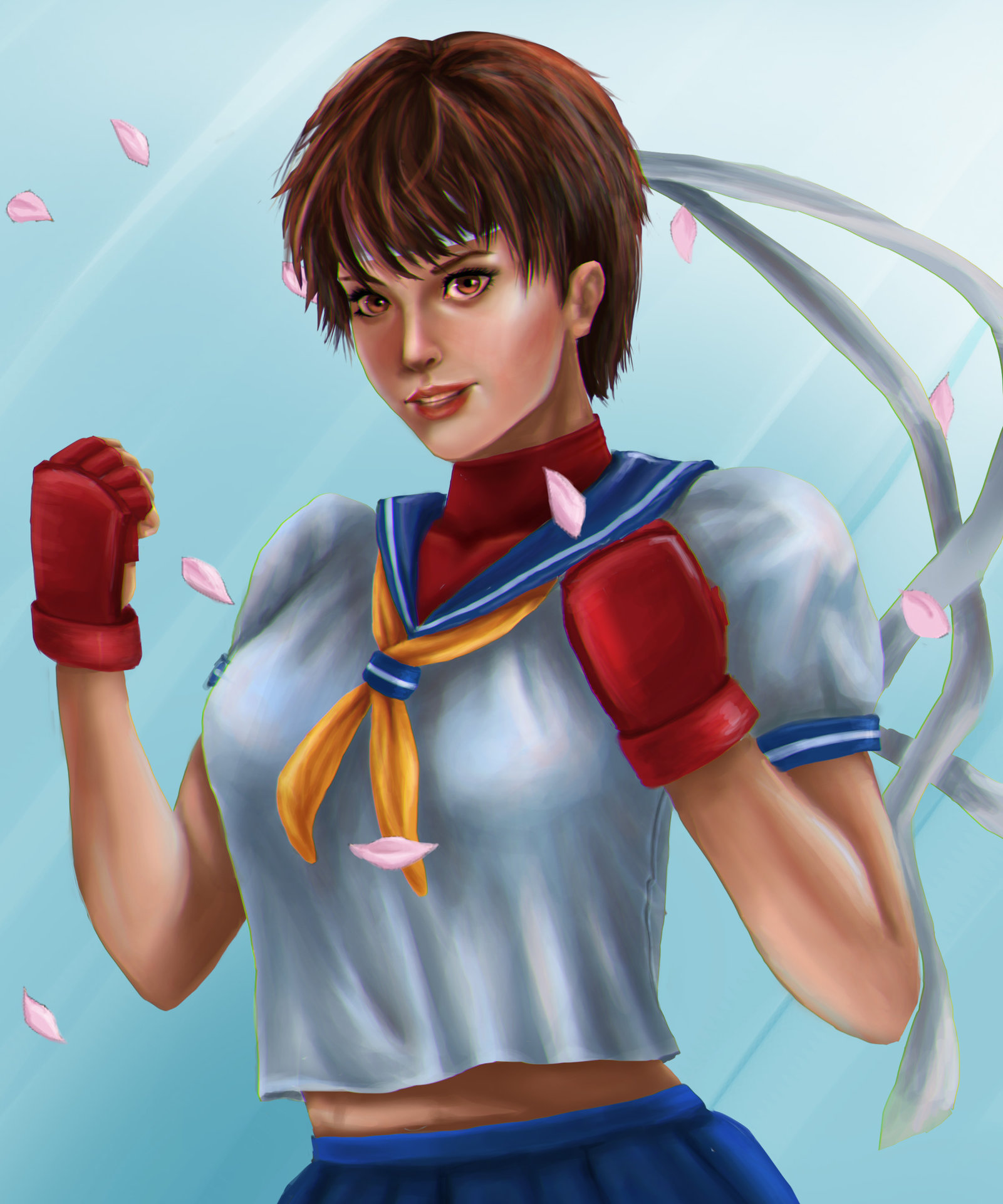 ArtStation - Sakura Fan Art