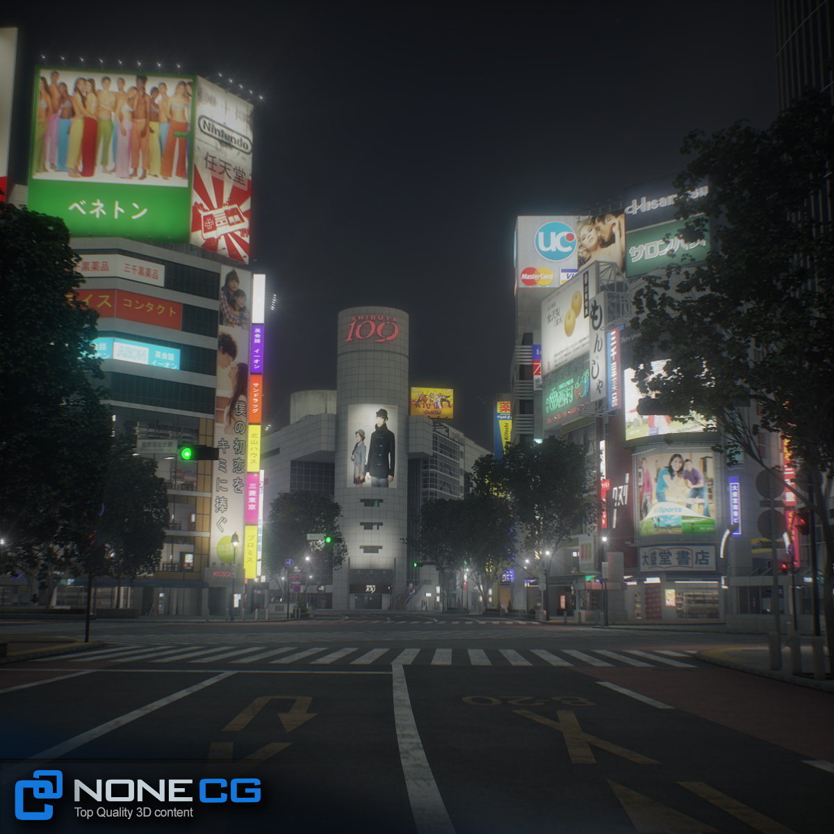 3D Tokyo Shibuya by NoneCG