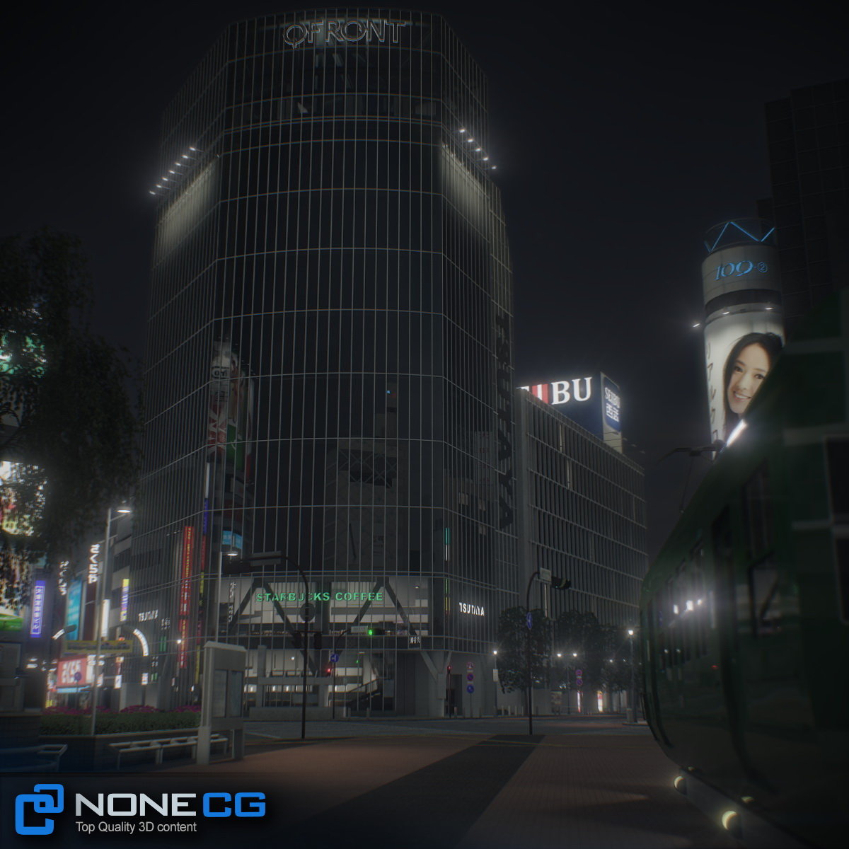Artstation 3d Tokyo Shibuya Nonecg 3d