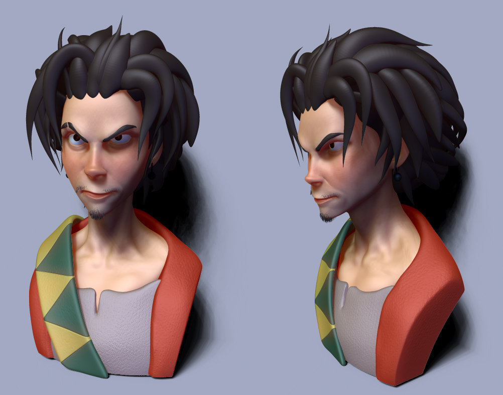 Artstation Samurai Champloo Mugen Bust Tony Gore