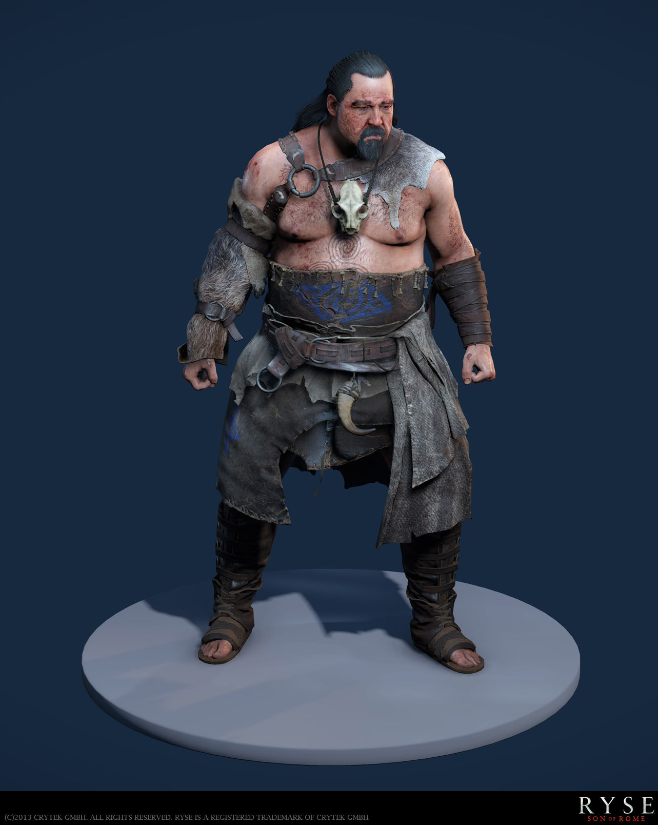 Artstation Ryse Son Of Rome Barbarian Florian Reschenhofer