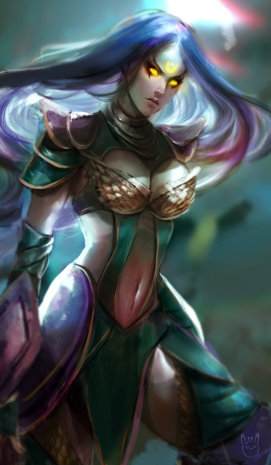 Artstation Diana Darkvalkyrie Talita Persi